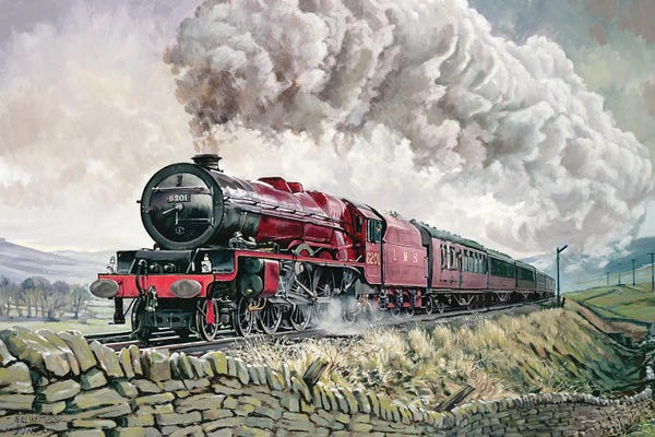 Trains: The Princess Elizabeth Storms North In All Weathers by David Nolan