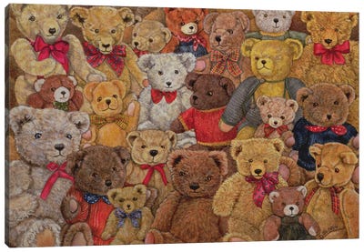 Ted Spread, 1994 Canvas Art Print - Toys & Collectibles