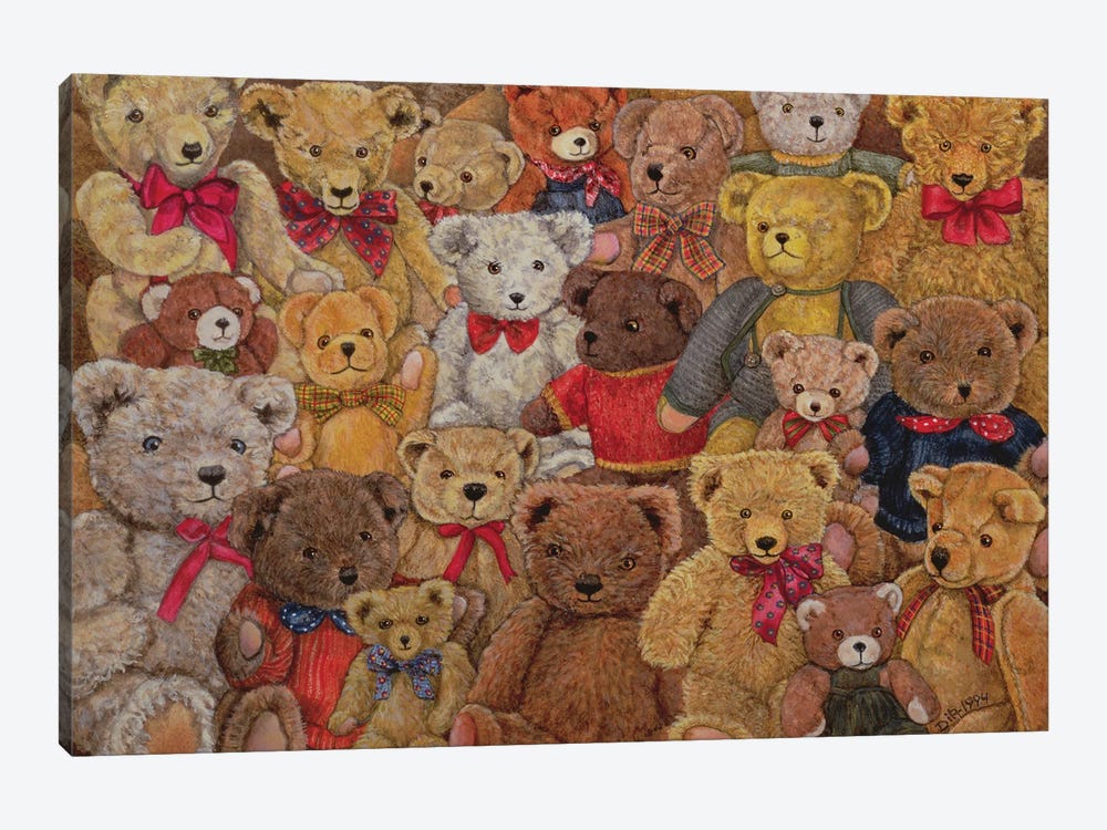 Ted Spread, 1994 by Ditz 1-piece Canvas Wall Art