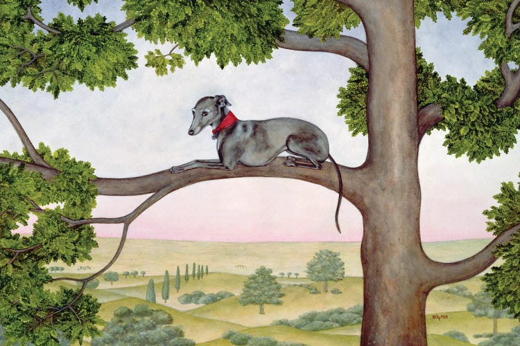 The Tree Whippet by Ditz wall art
