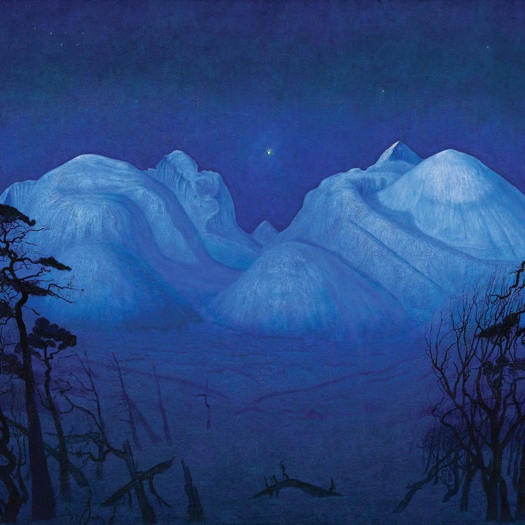 Winter Night In The Mountains, 1914