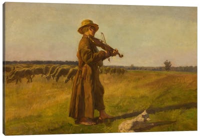 Cowherd, 1897 Canvas Art Print