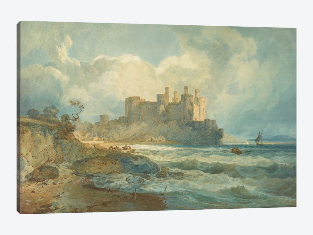 Conway Castle, North Wales, 1798 by Joseph Mallord William Turner 1-piece Art Print