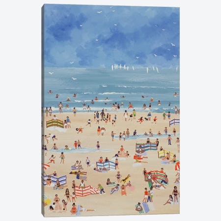 Beach Canvas Print #BMN13384} by Judy Joel Art Print
