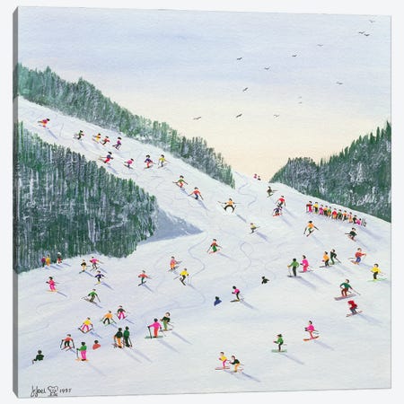 Ski-Vening, 1995 Canvas Print #BMN13386} by Judy Joel Canvas Art Print