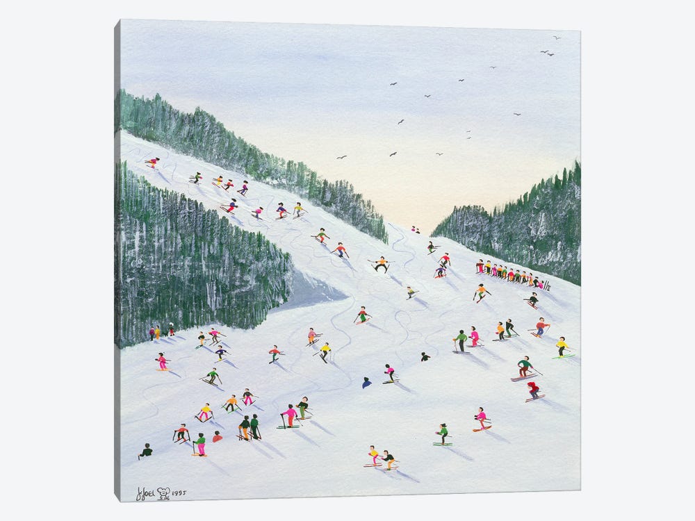 Ski-Vening, 1995 by Judy Joel 1-piece Canvas Art