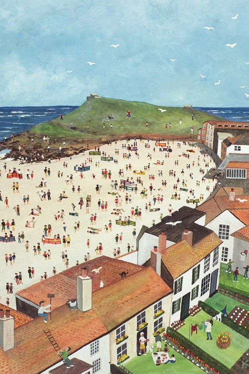 View From The Tate Gallery St. Ives by Judy Joel wall art