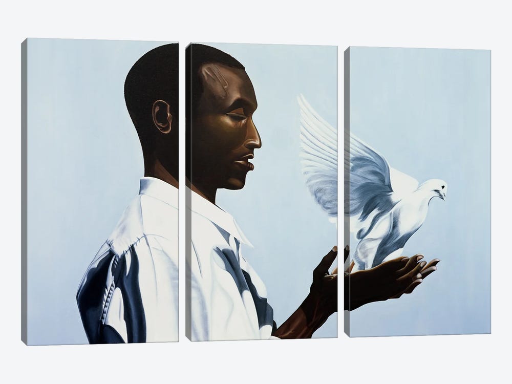 Be Free Three by Kaaria Mucherera 3-piece Art Print