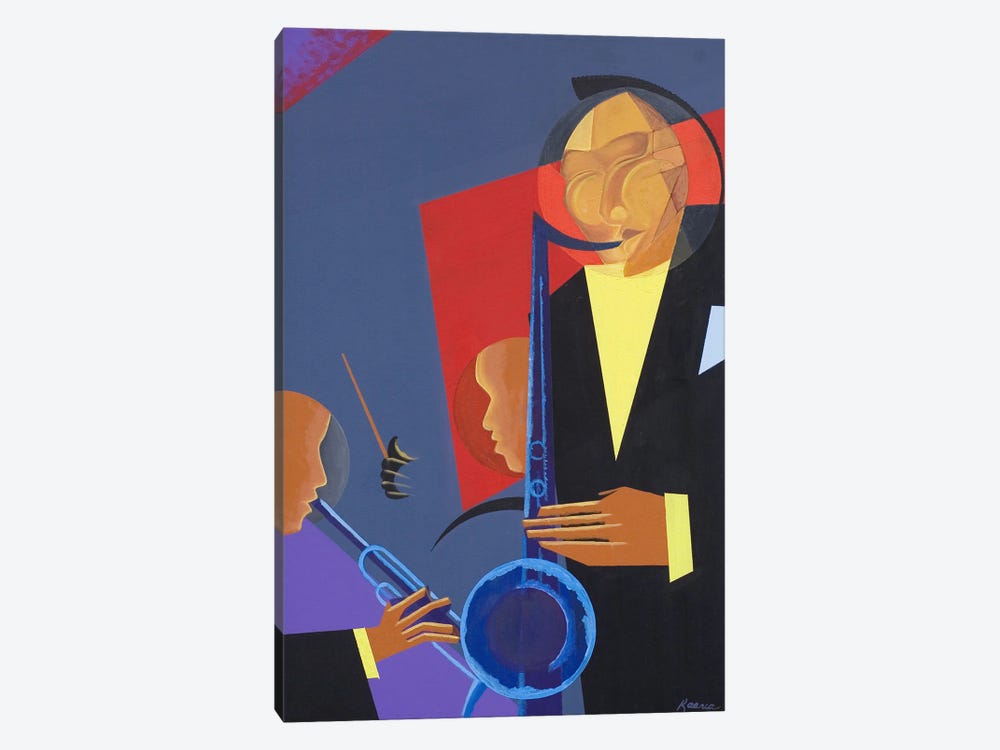 Jazz Sharp, 2007 by Kaaria Mucherera 1-piece Canvas Print