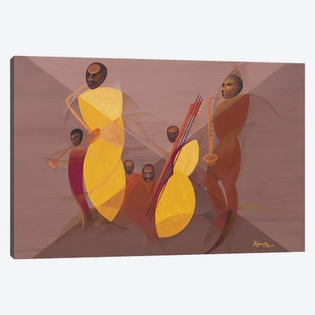 Mango Jazz, 2006 Canvas Print #BMN13395} by Kaaria Mucherera Canvas Art