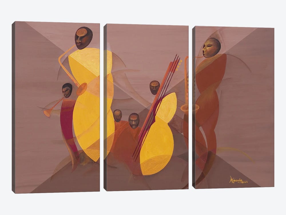 Mango Jazz, 2006 by Kaaria Mucherera 3-piece Canvas Art