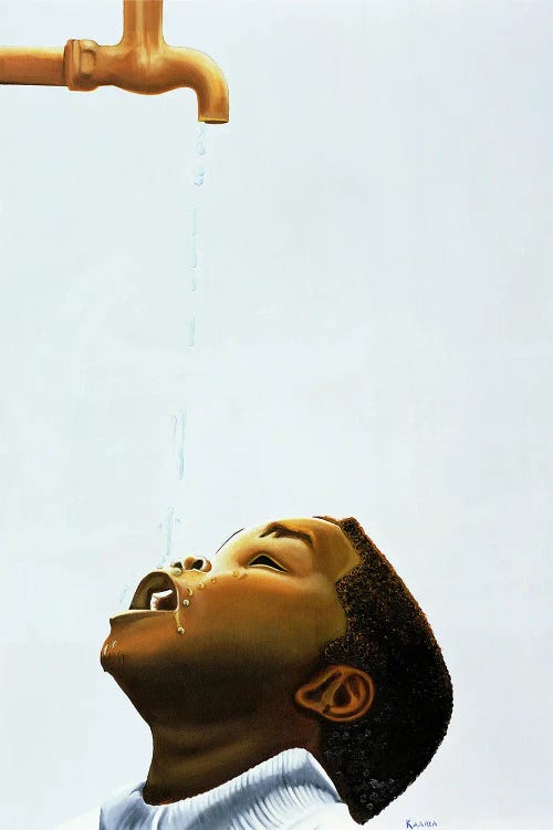 Streams In The Desert by Kaaria Mucherera wall art