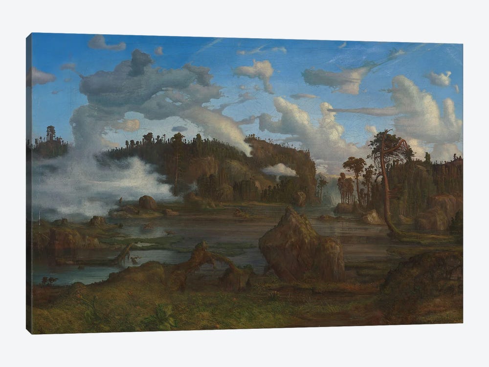 The Tarn, 1865 by Lars Hertervig 1-piece Canvas Art