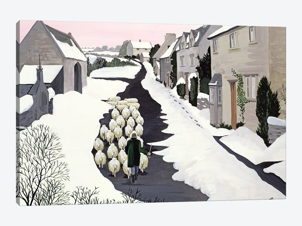 Whittington In Winter by Maggie Rowe 1-piece Art Print