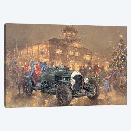 Christmas Party At Brooklands Canvas Print #BMN13420} by Peter Miller Art Print