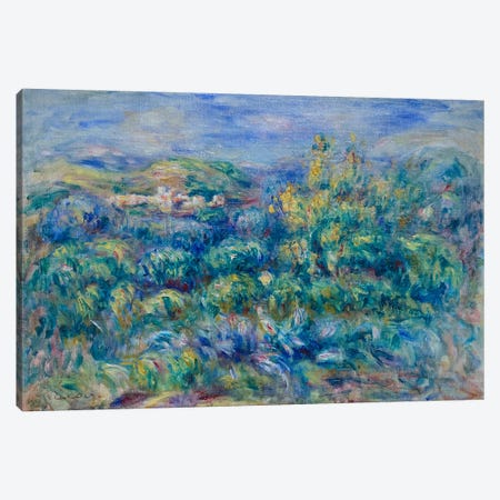 Cagnes Landscape, 1905-08 Canvas Print #BMN13424} by Pierre-Auguste Renoir Canvas Art