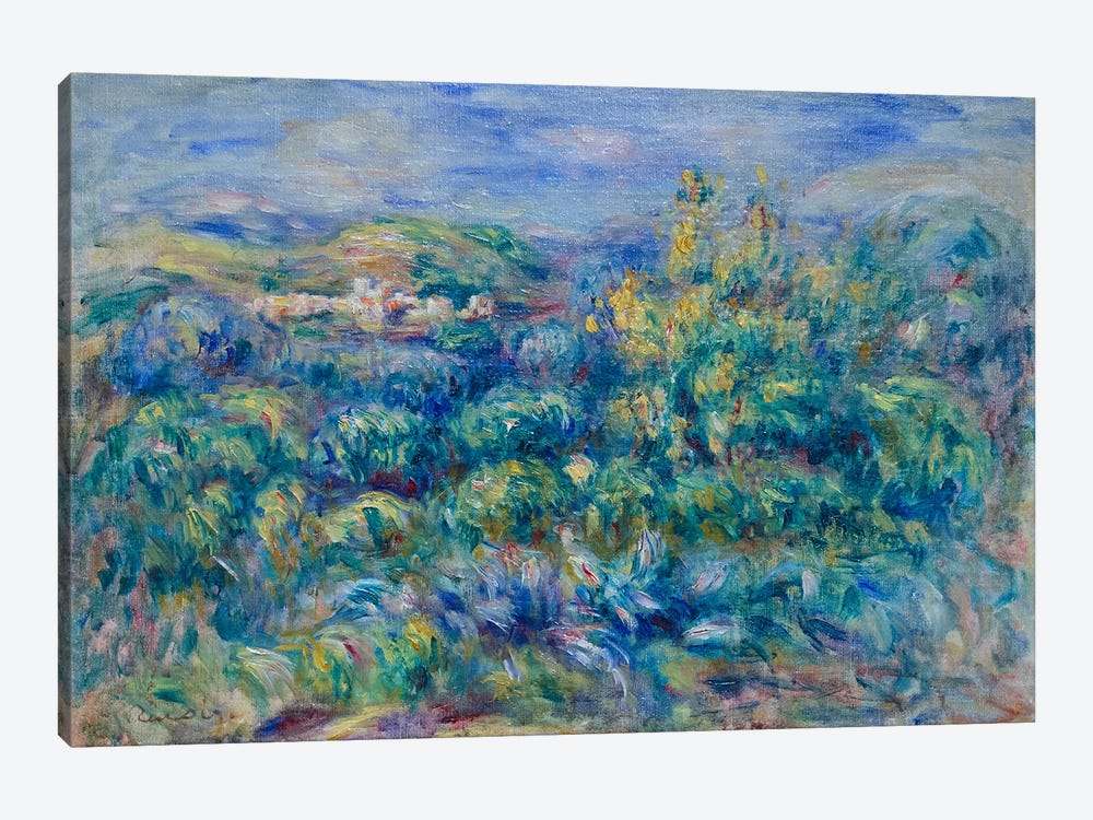 Cagnes Landscape, 1905-08 by Pierre Auguste Renoir 1-piece Canvas Print