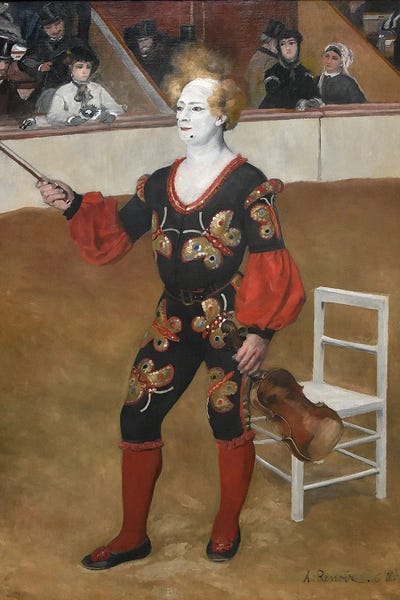 The Clown, 1868