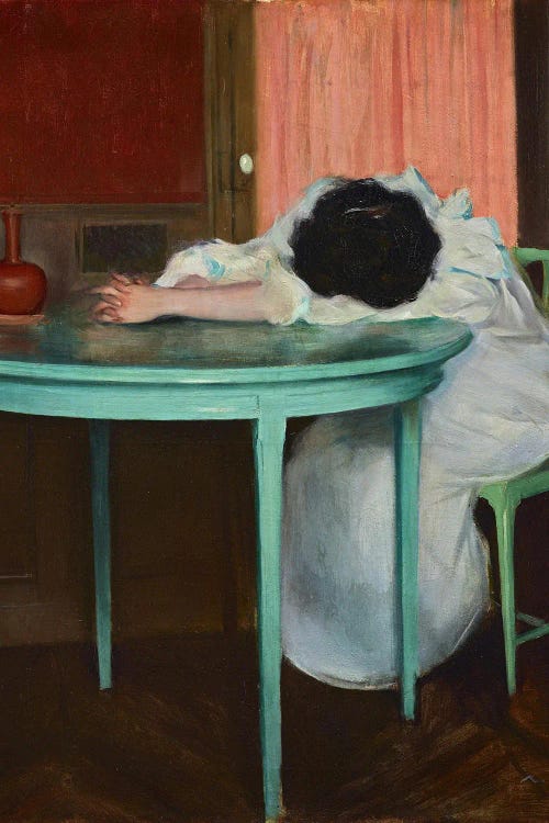 Tired, C.1895-1900