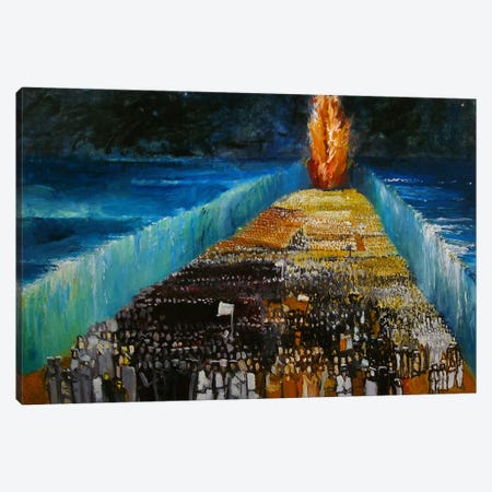 Exodus, 1999 Canvas Print #BMN13427} by Richard Mcbee Canvas Art
