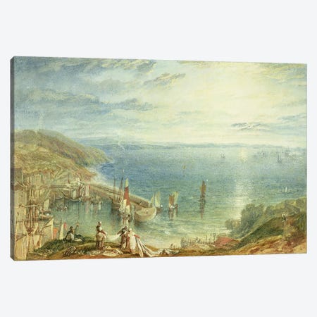No.1790 Torbay from Brixham, c.1816-17  Canvas Print #BMN1342} by J.M.W. Turner Art Print