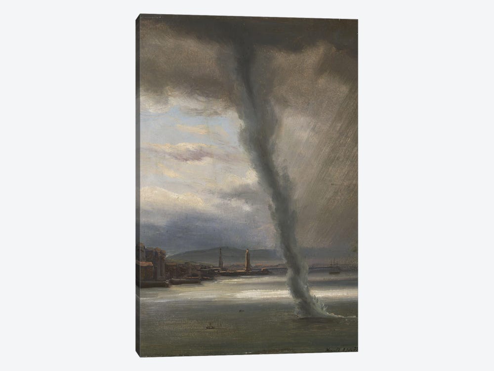 A Waterspout On The Bay Of Naples, 1833 by Thomas Fearnley 1-piece Canvas Artwork