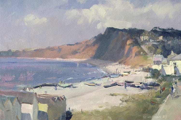 Summer Morning In Budleigh Salterton, 1989