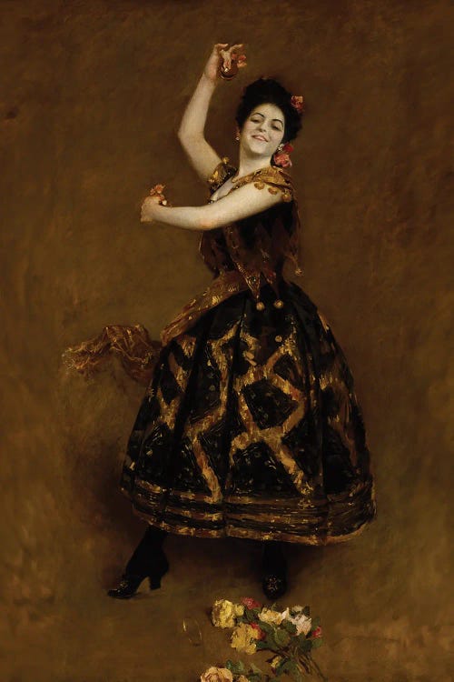 Carmencita, 1890 by William Merritt Chase wall art