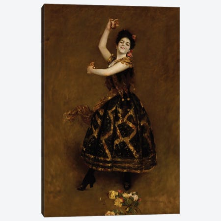 Carmencita, 1890 Canvas Print #BMN13449} by William Merritt Chase Canvas Print