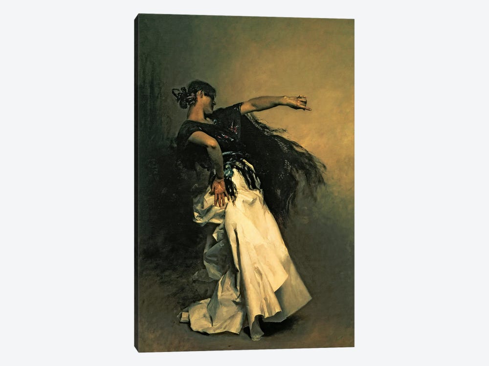 The Spanish Dancer by Auguste Toulmouche 1-piece Art Print