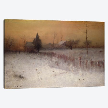 The Home at Montclair Canvas Print #BMN13467} by George Inness Sr. Canvas Art