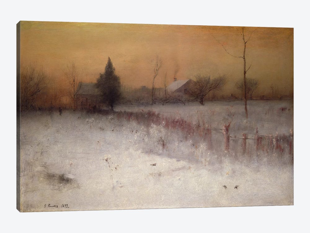 The Home at Montclair by George Inness Sr. 1-piece Canvas Art
