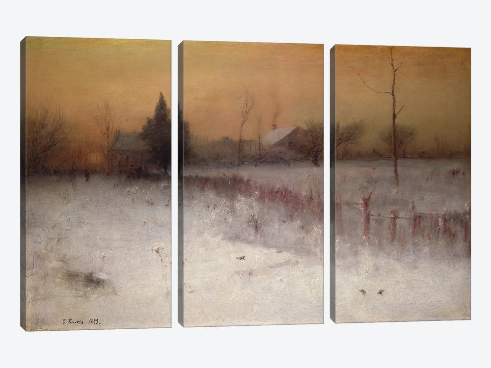 The Home at Montclair by George Inness Sr. 3-piece Canvas Wall Art