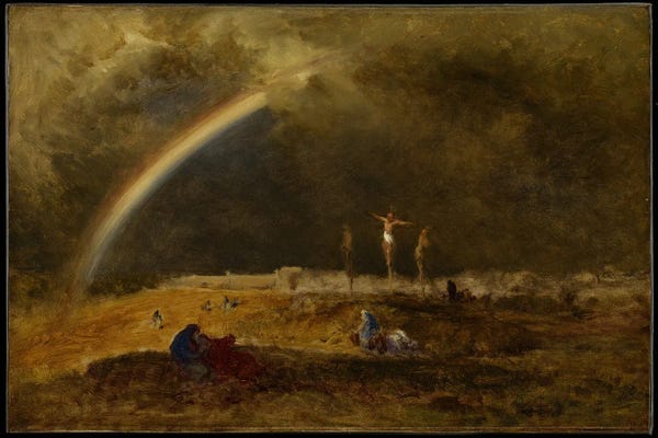 Rainbows: The Triumph at Calvary by George Inness Sr.