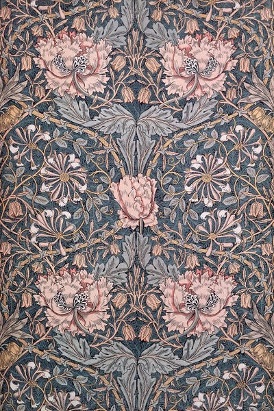 Granny Chic: Honeysuckle, 1876 by William Morris