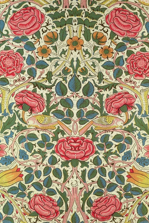 Rose, 1883 by William Morris wall art