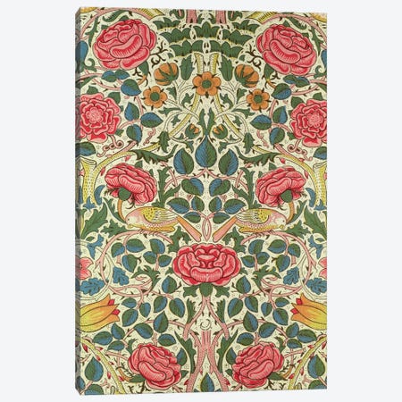 Rose, 1883 Canvas Print #BMN13479} by William Morris Canvas Wall Art