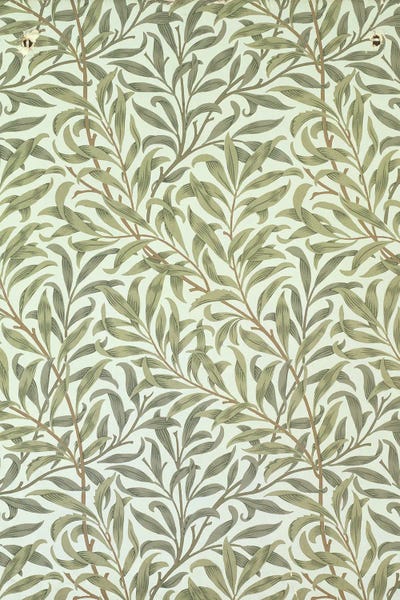 Granny Chic: Willow Bough Wallpaper, 1887 by William Morris