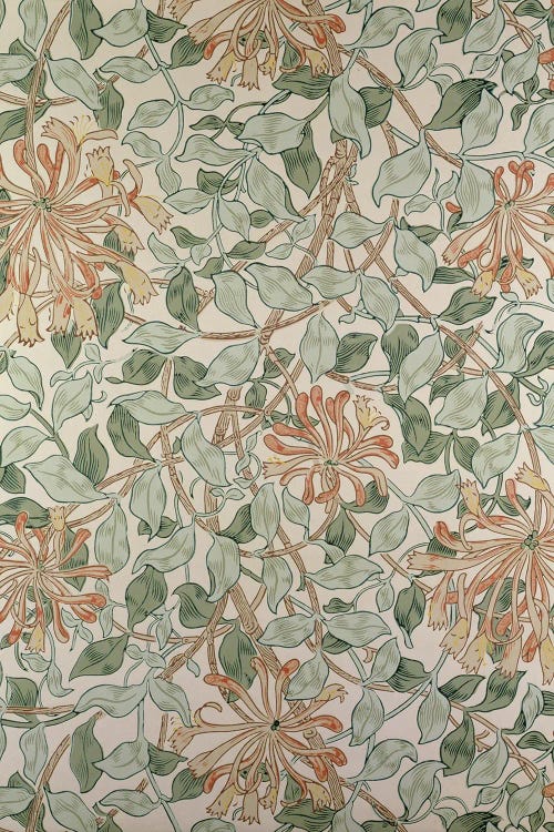 Honeysuckle II, 1876 by William Morris wall art