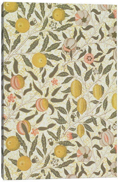 Pomegranate Wallpaper Design Canvas Art Print - William Morris