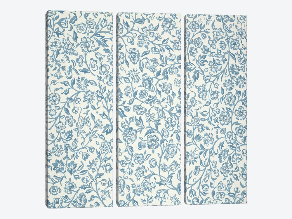 Merton Wallpaper Design by William Morris 3-piece Art Print