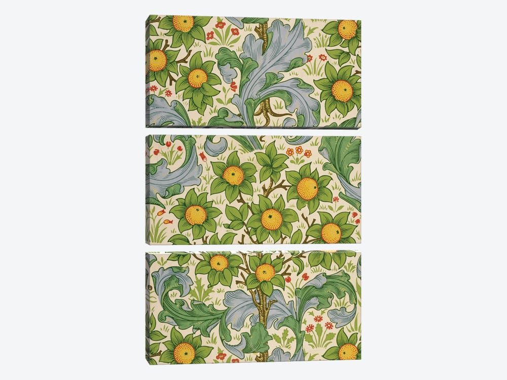Orchard, 1899 by William Morris 3-piece Canvas Art