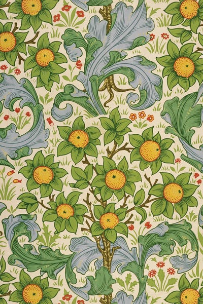 Cozy Cottage: Orchard, 1899 by William Morris