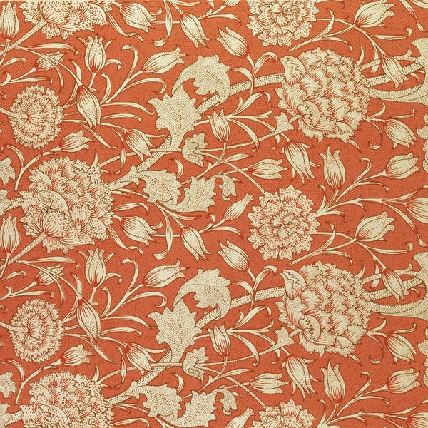 Floral & Botanical Patterns: Tulip Wallpaper Design by William Morris