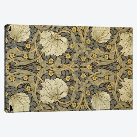 Pimpernell Wallpaper Design Canvas Print #BMN13498} by William Morris Canvas Wall Art