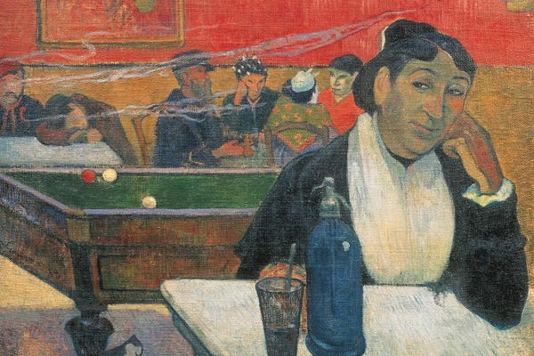 Paul Gauguin: Cafe At Arles by Paul Gauguin