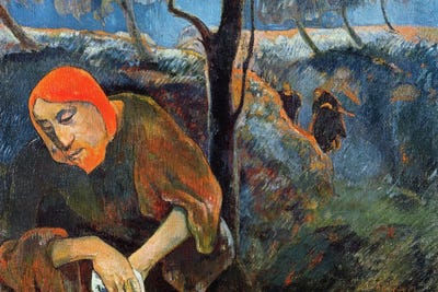 Christ And The Garden Of Olives by Paul Gauguin framed wall art