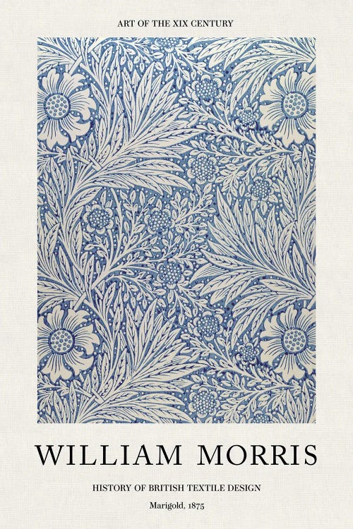 Marigold, 1875 - William Morris Poster