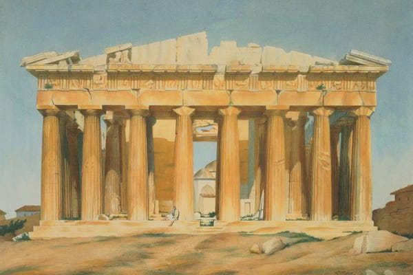 Columns: The Parthenon, Athens, 1810-37  by Louis Dupre