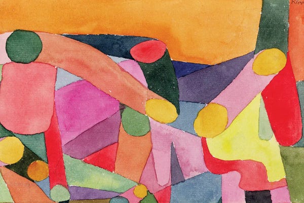 Bauhaus: (Untitled) Colour Composition, c.1914 by Paul Klee